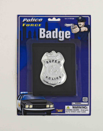 Police Force Badge on Wallet