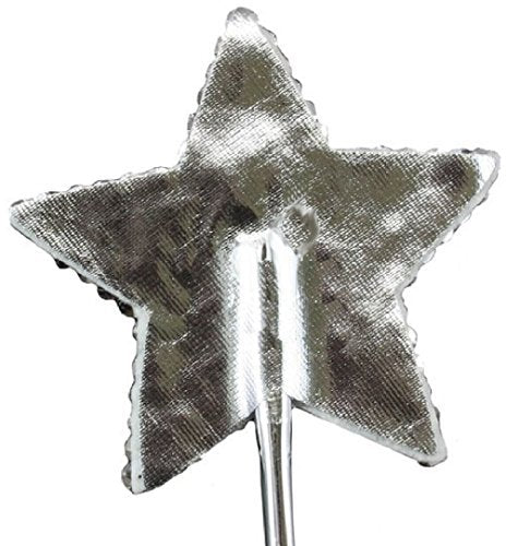Sequin Star Wand - Silver