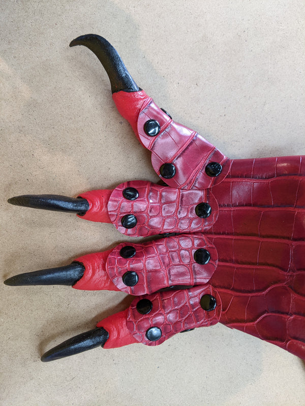 Luzifer-Handschuhe (Rot)