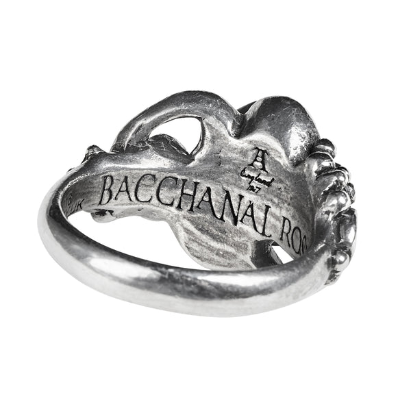 Bacchanal Black Rose Ring