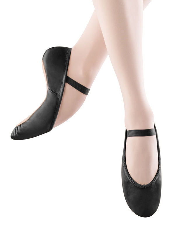 Dansoft Leather Ballet by Bloch (Adult, Black)