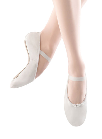 Dansoft Leather Ballet by Bloch (Adult, White)