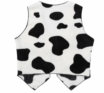 Cow Print Western Vest (Adult)