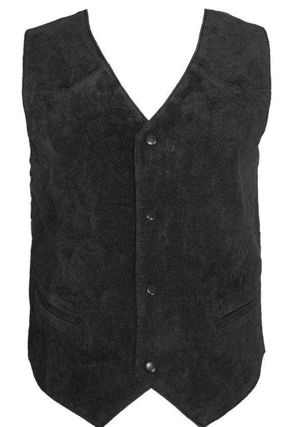 Western Biker Deluxe Suede Vest (Adult)