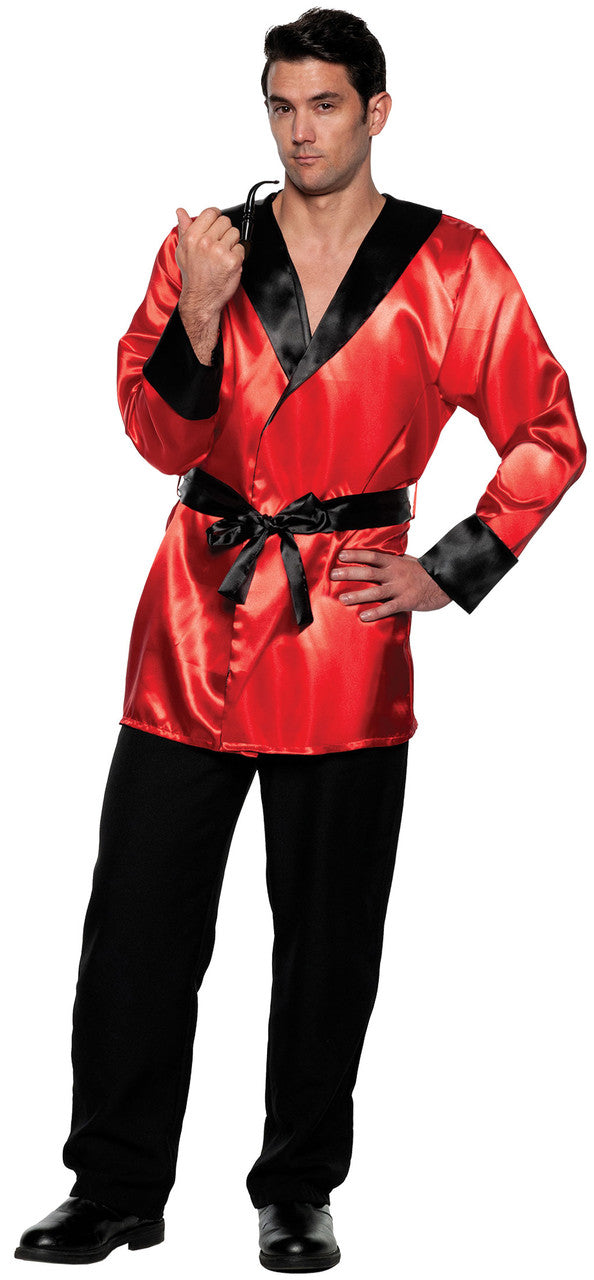 Satin Smoking Jacket (Adult)