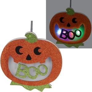 Decoración LED de calabaza de Halloween