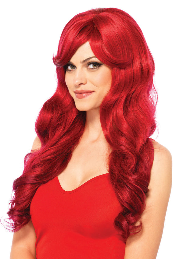 Wavy Side Part Long Wig