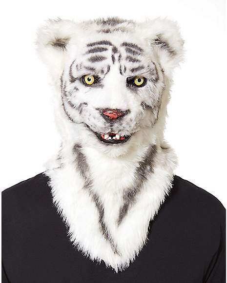 White Tiger Mouth Mover Mask