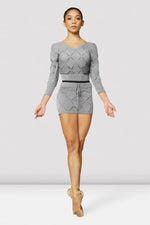 Diamond Knit Crop Sweater (Adult)