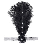 Ostrich Flapper Headpiece