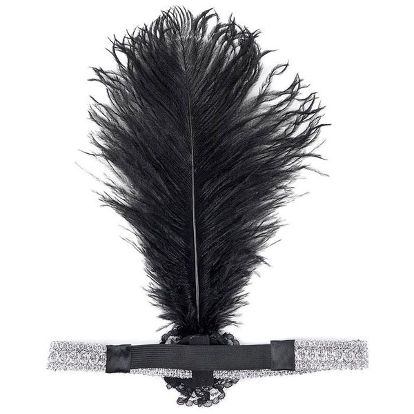 Ostrich Flapper Headpiece