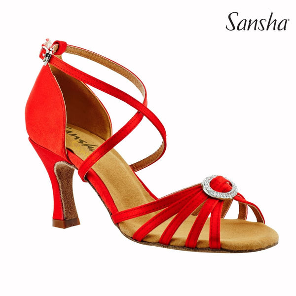 Barbara Ballroom Shoe (Red)