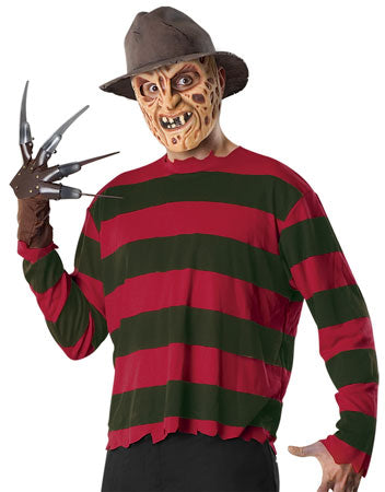 Freddy Krueger Shirt & Mask (Adult)