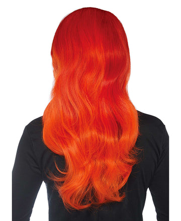 Ombré Wavy Wig (Orange)