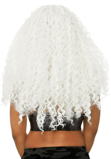 Crimped  Wig (White)
