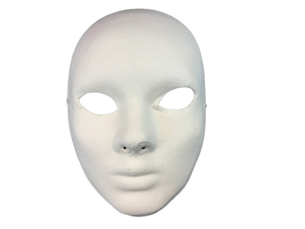 Blank Mache’ Face Mask