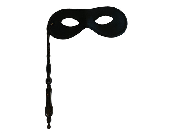 Dominostab-Maske (Schwarz)