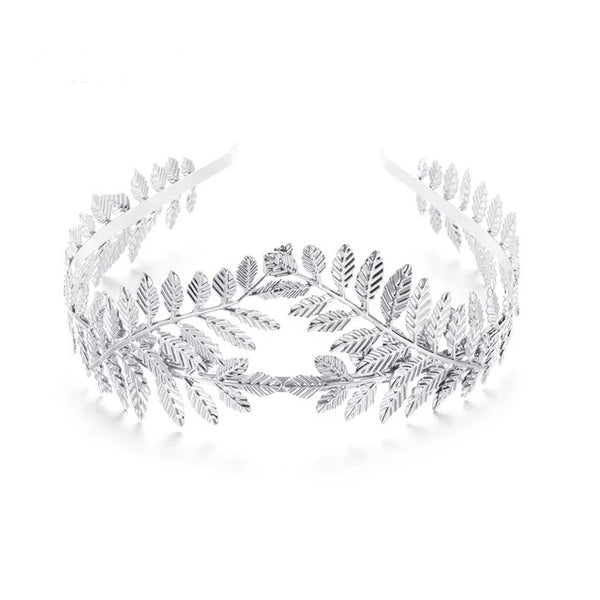 Stirnband mit Metallblättern