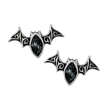 Viennese Night Bat Earrings