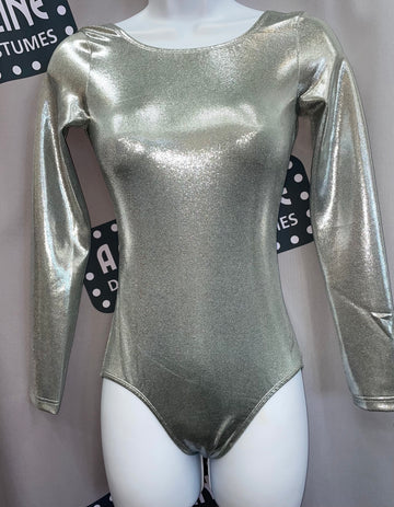 Long Sleeve Metallic Leotard (Adult)