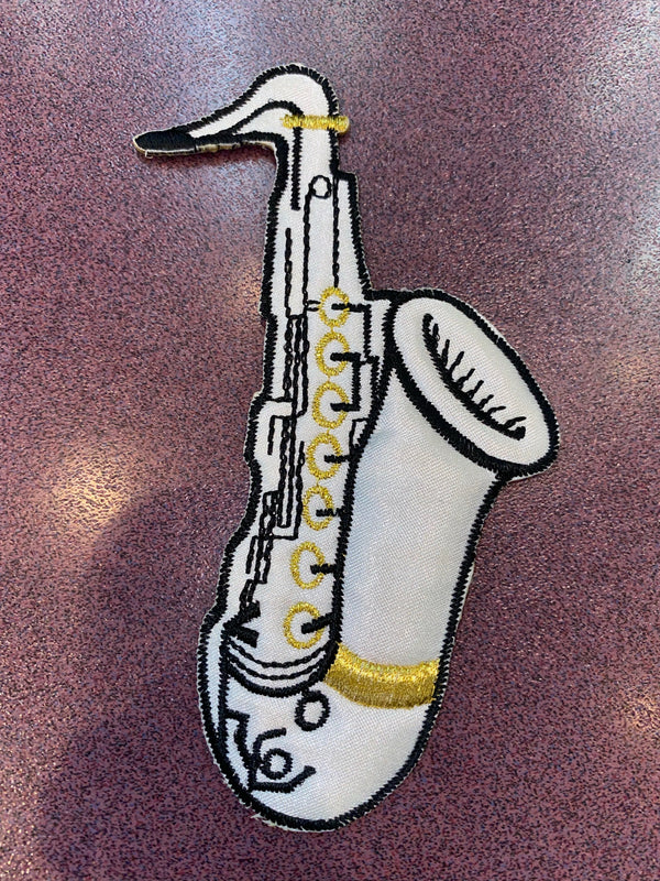 Satin Saxophone Applique