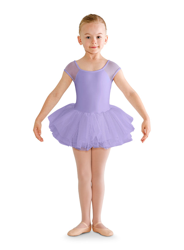 Mesh Back Tutu Dress (Lilac)