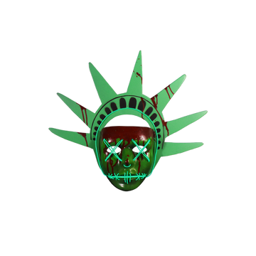 The Purge Election Year Lady Liberty Light Up Mask
