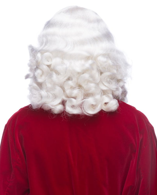 Super Deluxe Jumbo Santa Beard & Wig Set