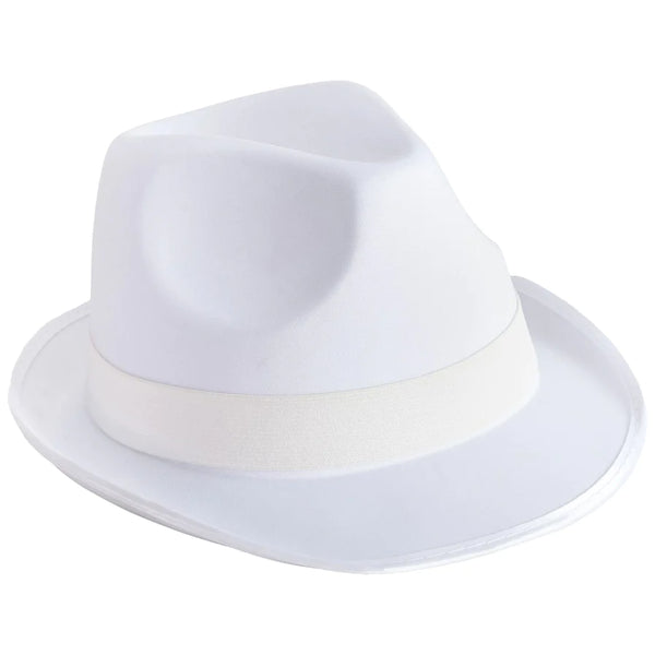 Weißer Fedora